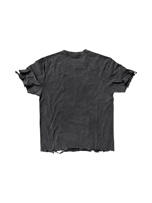 SHIBU Unisex Vintage Distressed Punk Short-Sleeve Tee - view 2