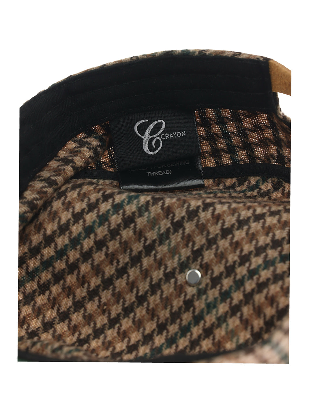 6CRAYON Straight-Brim Embroidered Baseball Cap - Brown - view 7