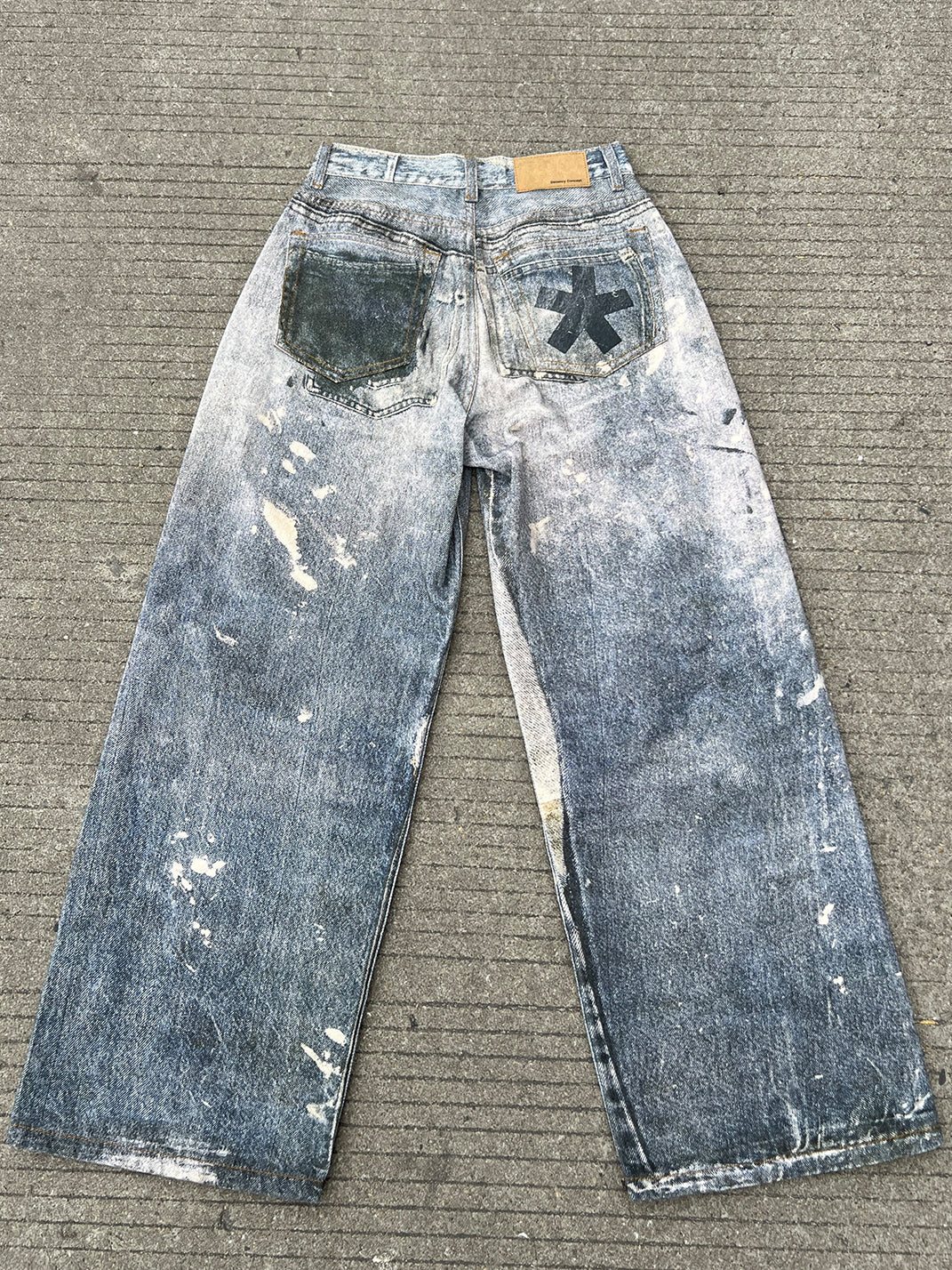 YIZILINGF 3D Printed Punk Graphic Jeans - view 17
