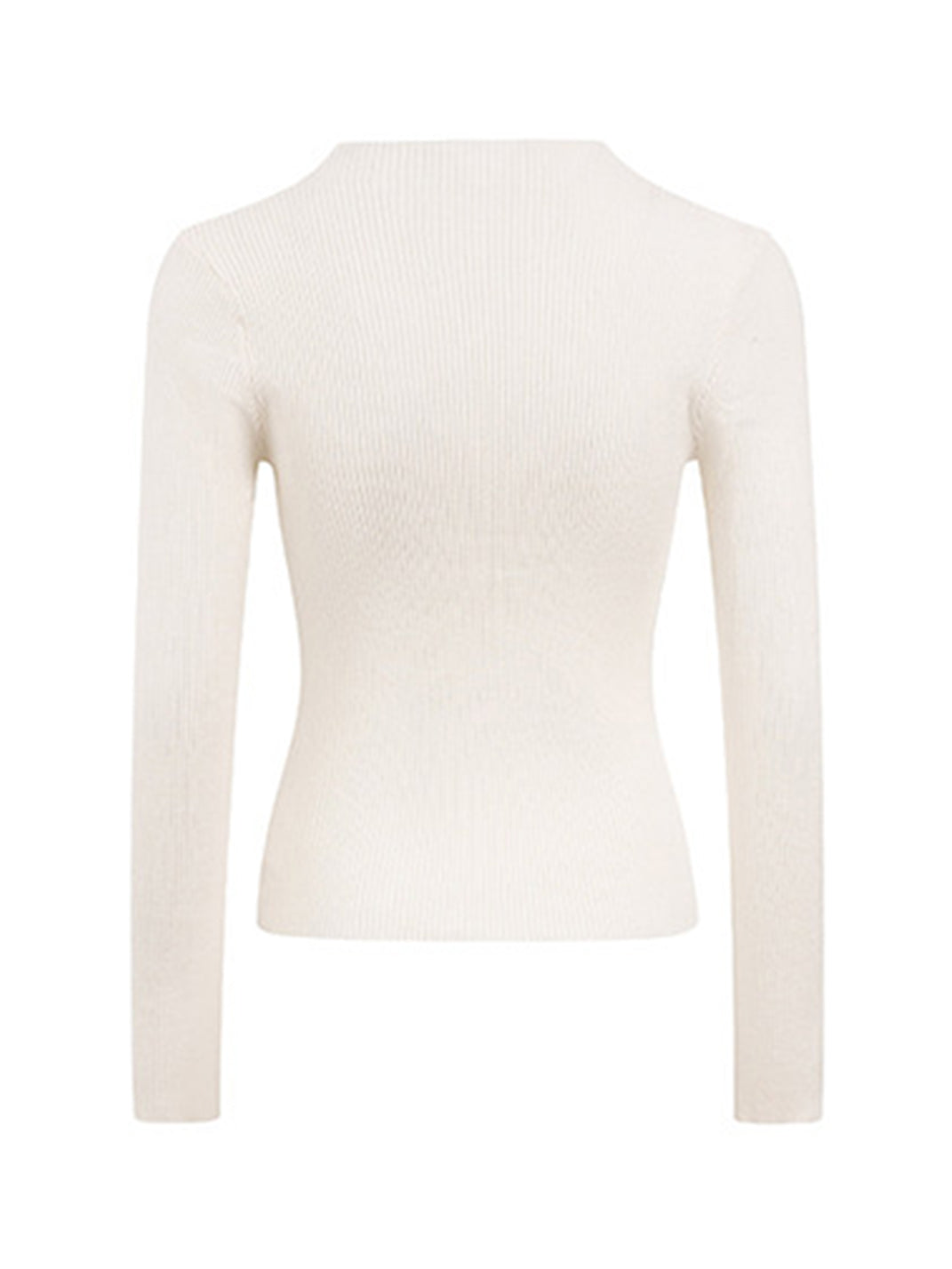 ARISEISM Retro V-Neck Slim-Fit Long-Sleeve Top - view 24