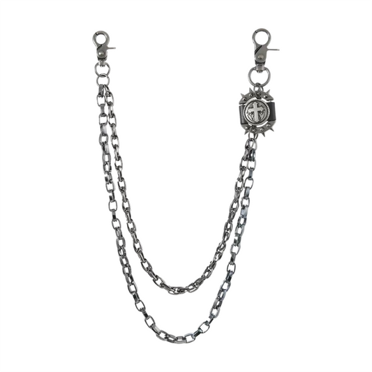 パンククロスペンダントパンツチェーン