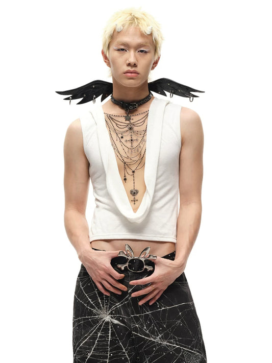 CFIERCE Angel Wing PU Choker - view 2