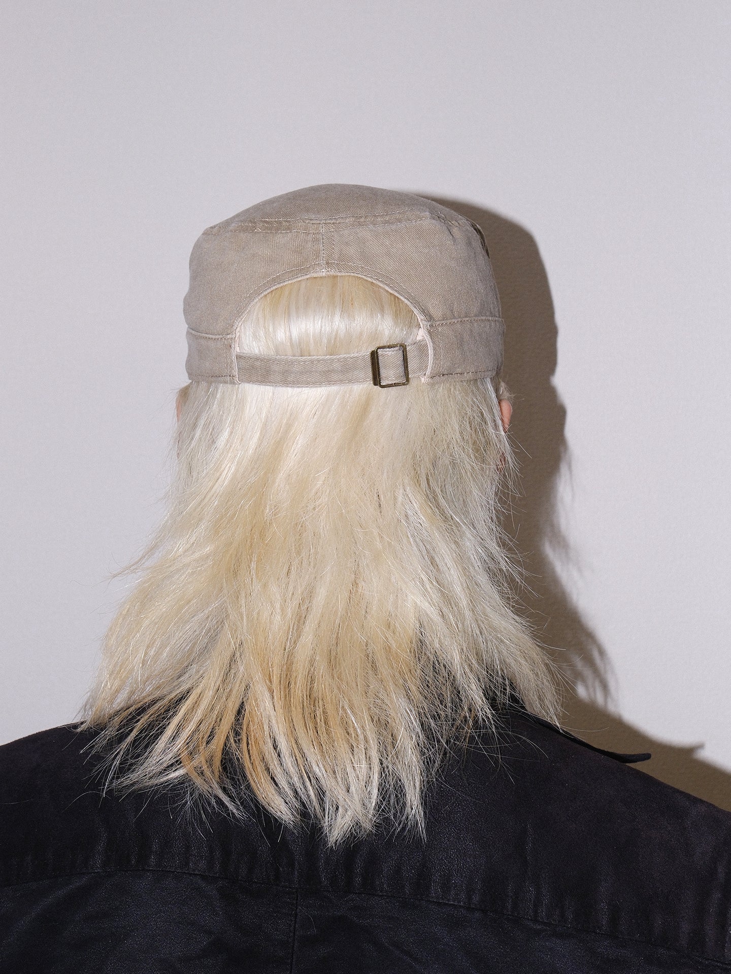 Star Studded Distressed Flat Baseball Cap
