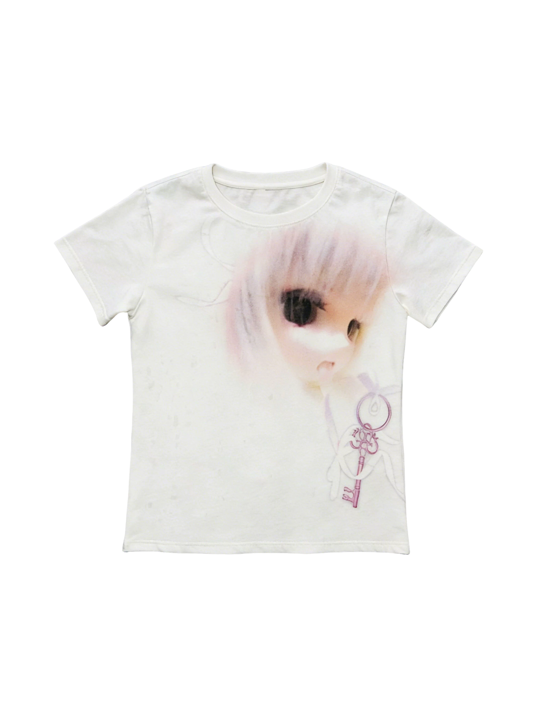 PAIKI Girl Portrait Graphic T-Shirt - view 1