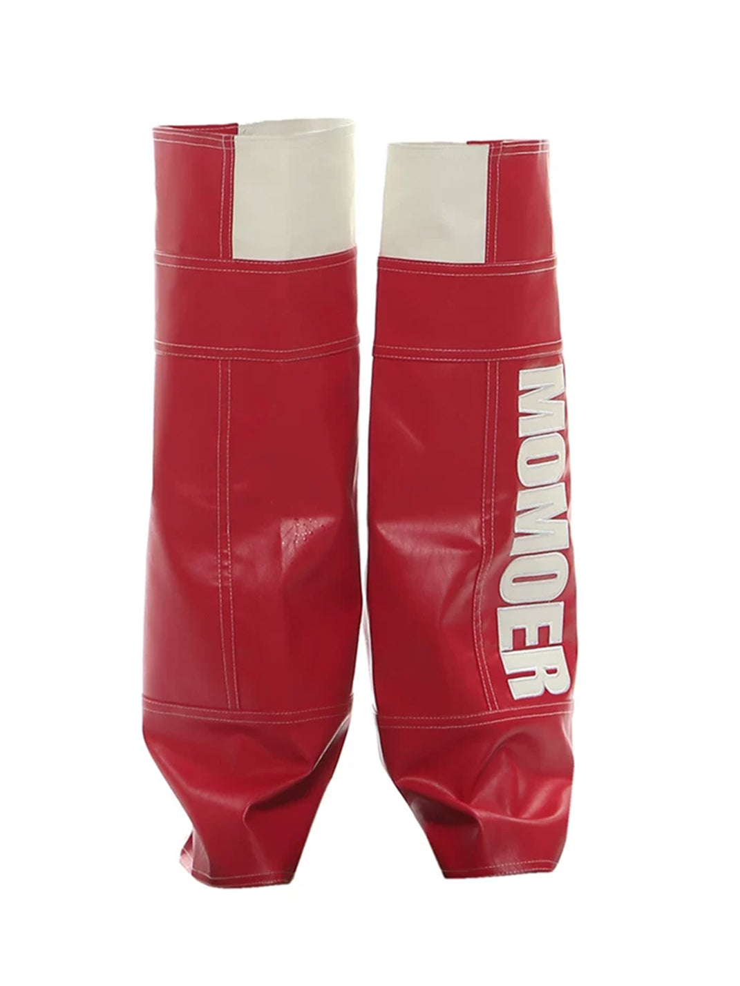 SisJuly Graphic Print Over-Knee Boot Covers - Red