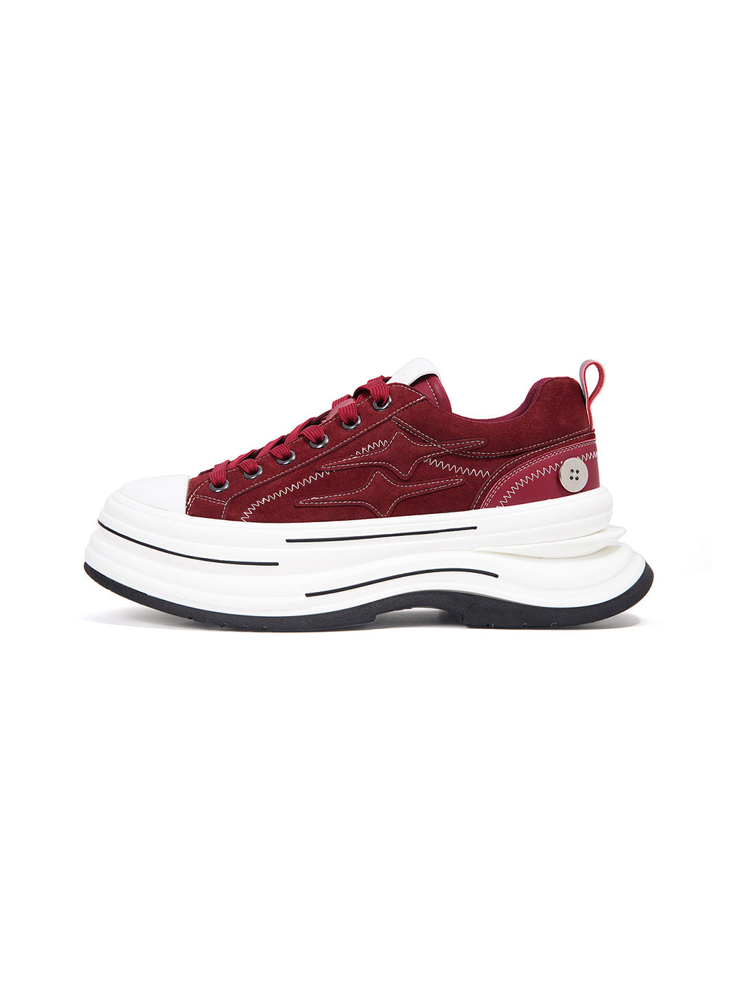 KILLWINNER Fire Series 7cm Platform Street Shoes - Red