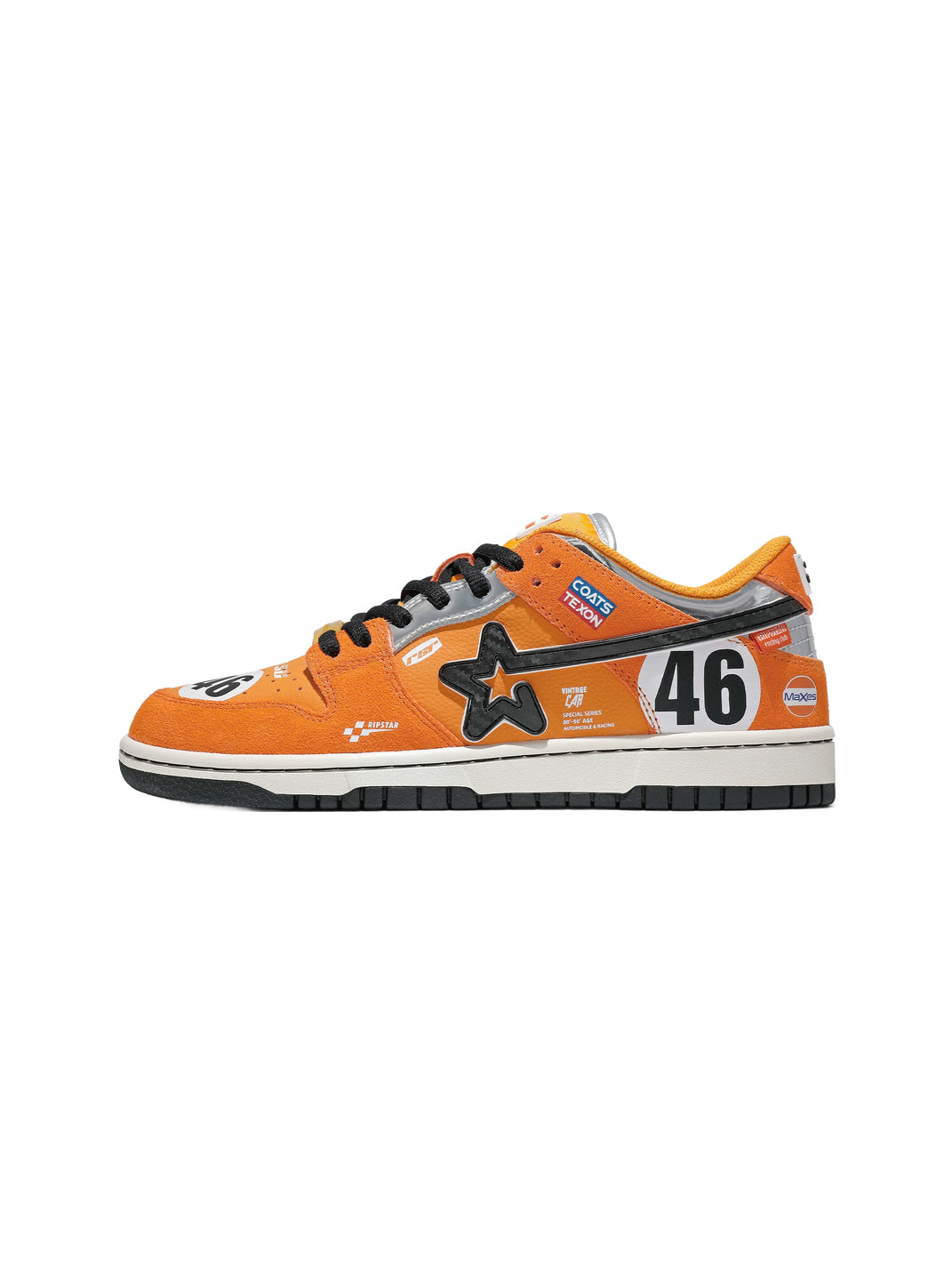 RIPSTAR Orange Rally Low Top Skate Sneakers - Orange