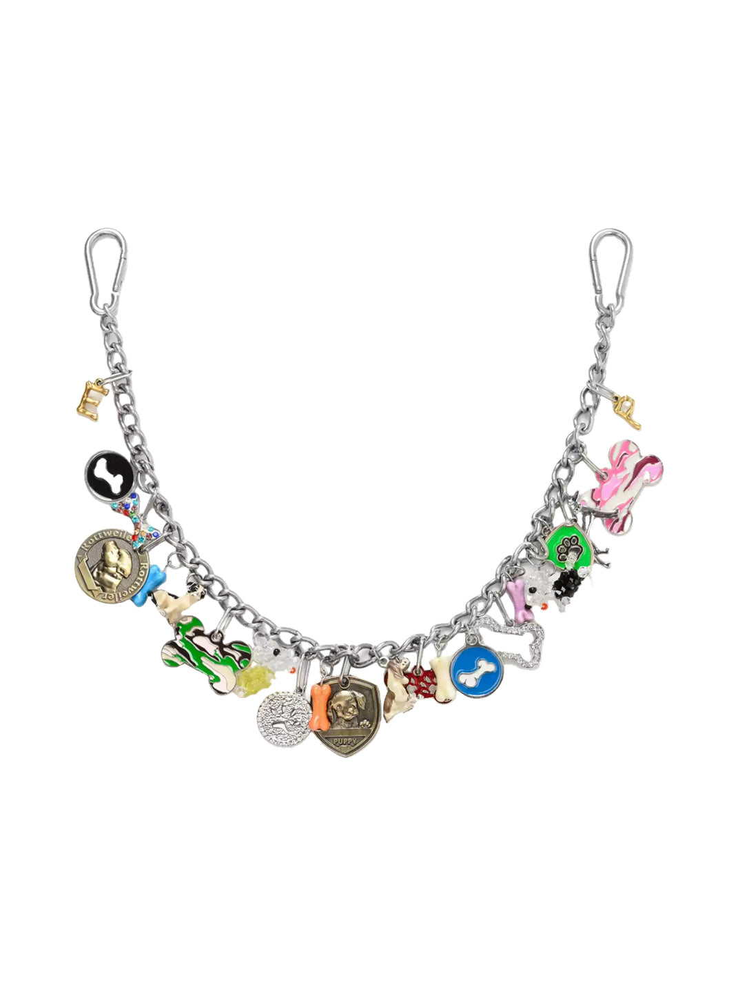 Jewelrybycruzs Dog-Themed Pendant Necklace - Multicolor