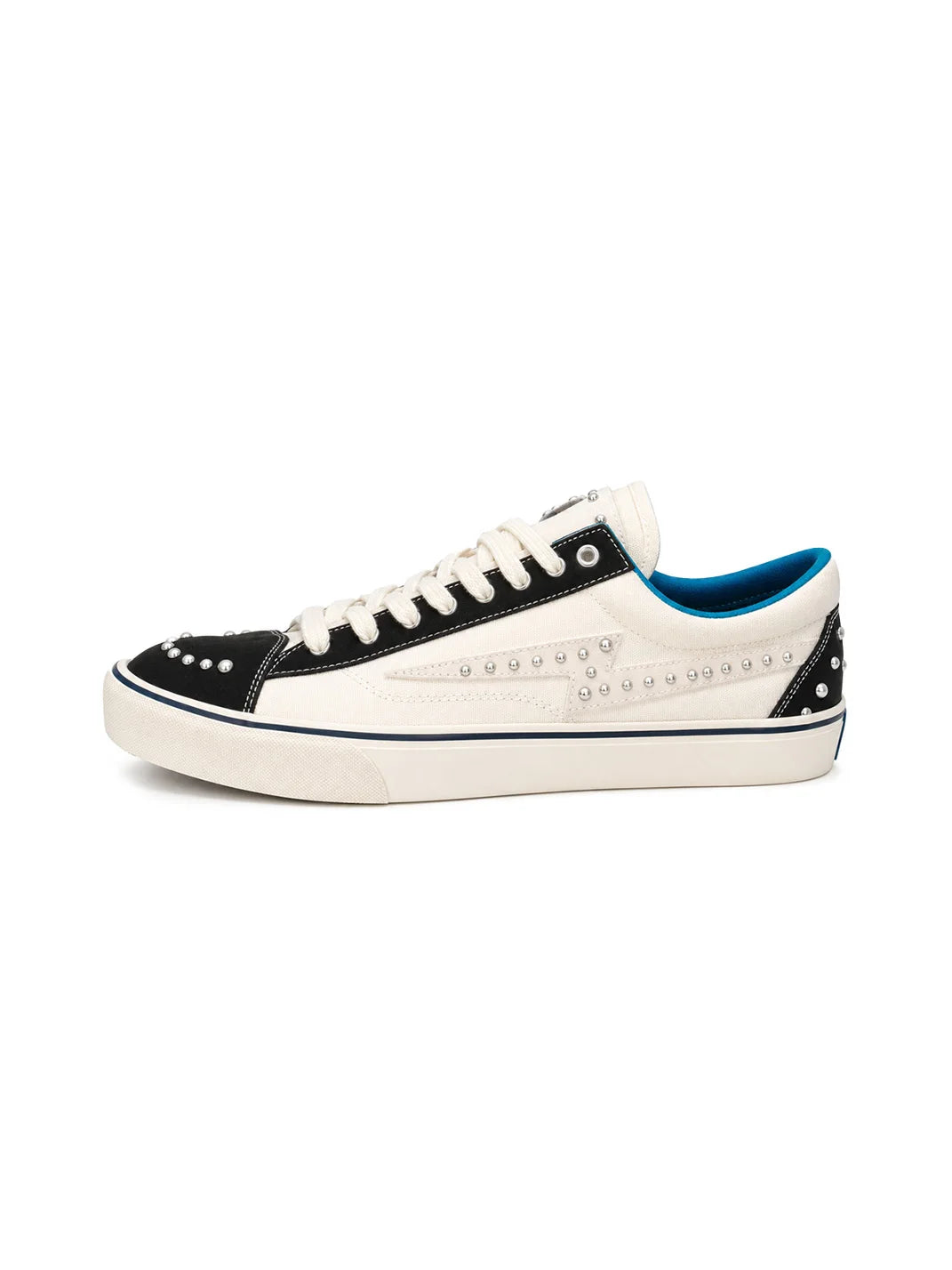 ZDZZFT Pearl-Look Studded Low Top Skate Sneakers - view 1