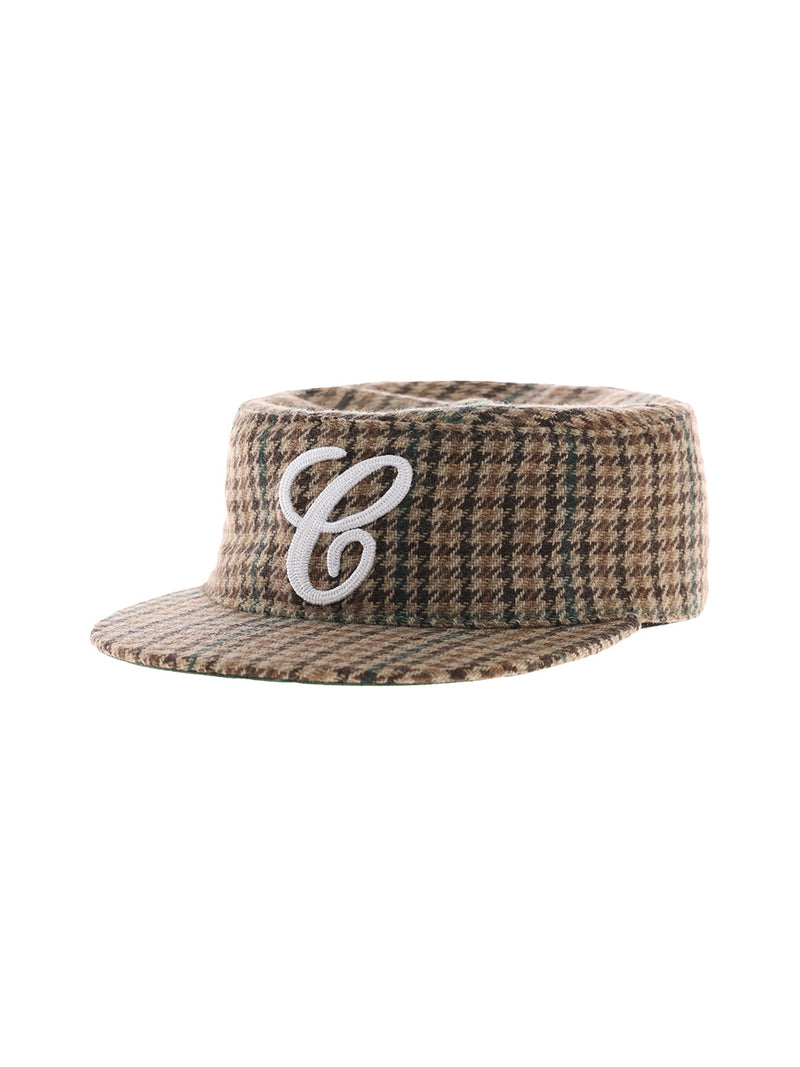 6CRAYON Straight-Brim Embroidered Baseball Cap - Brown - view 1