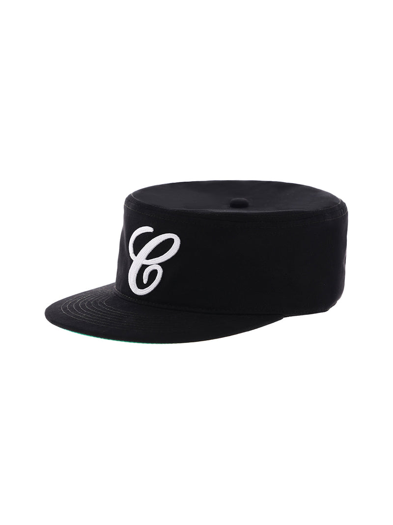 6CRAYON Straight-Brim Embroidered Baseball Cap - Black - view 1