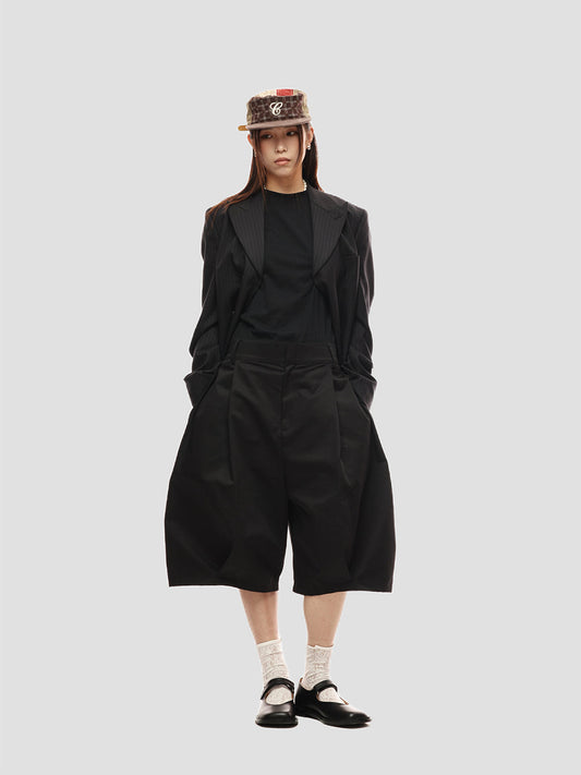 6CRAYON Dune Drapers Relaxed Fit Shorts - Black - view 2