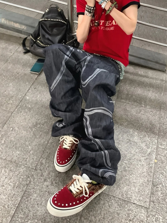 ZDZZFT Studded Rhinestone Reddish Brown Low-Top Sneakers - view 2