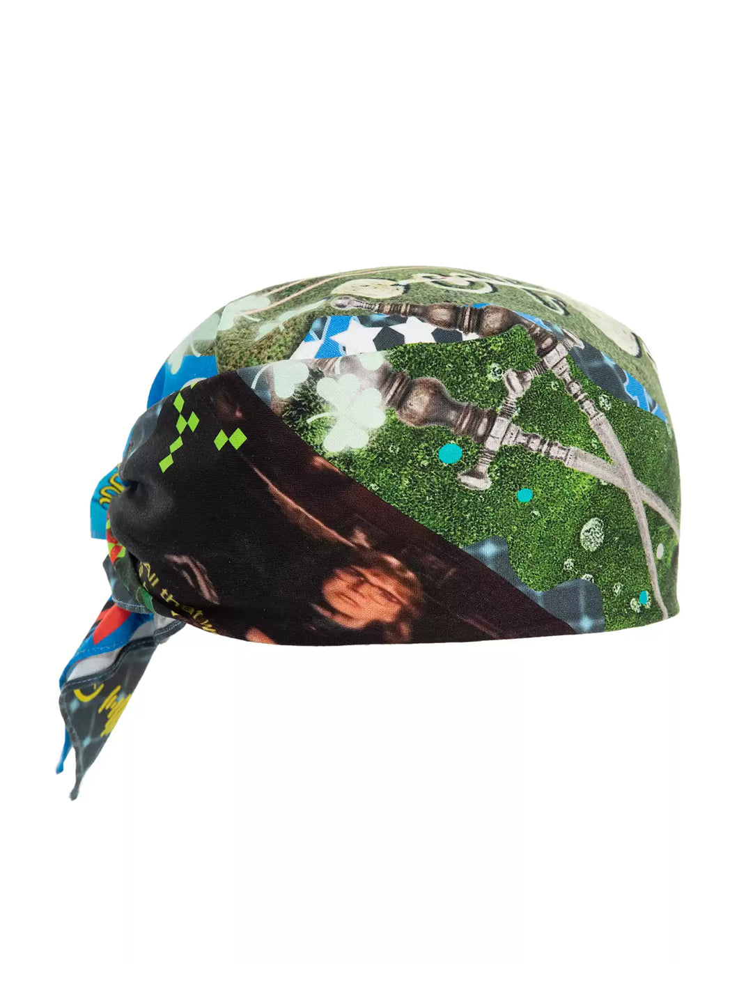 LUCKUP Archive Unisex Graphic Print Cotton Square Bandana - view 2