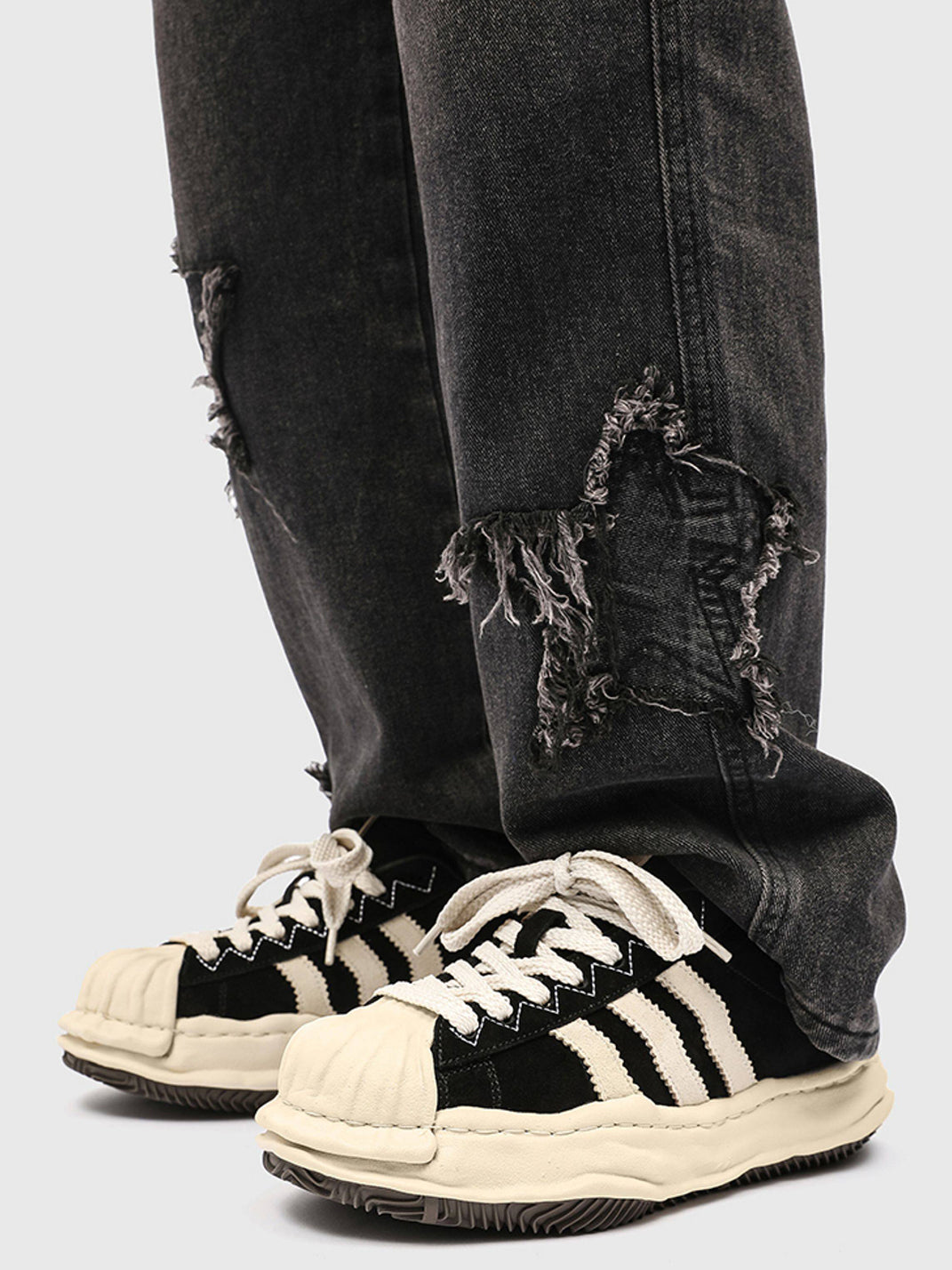 FGMM Three-Stripe Shell-Toe Platform Shoes - view 2