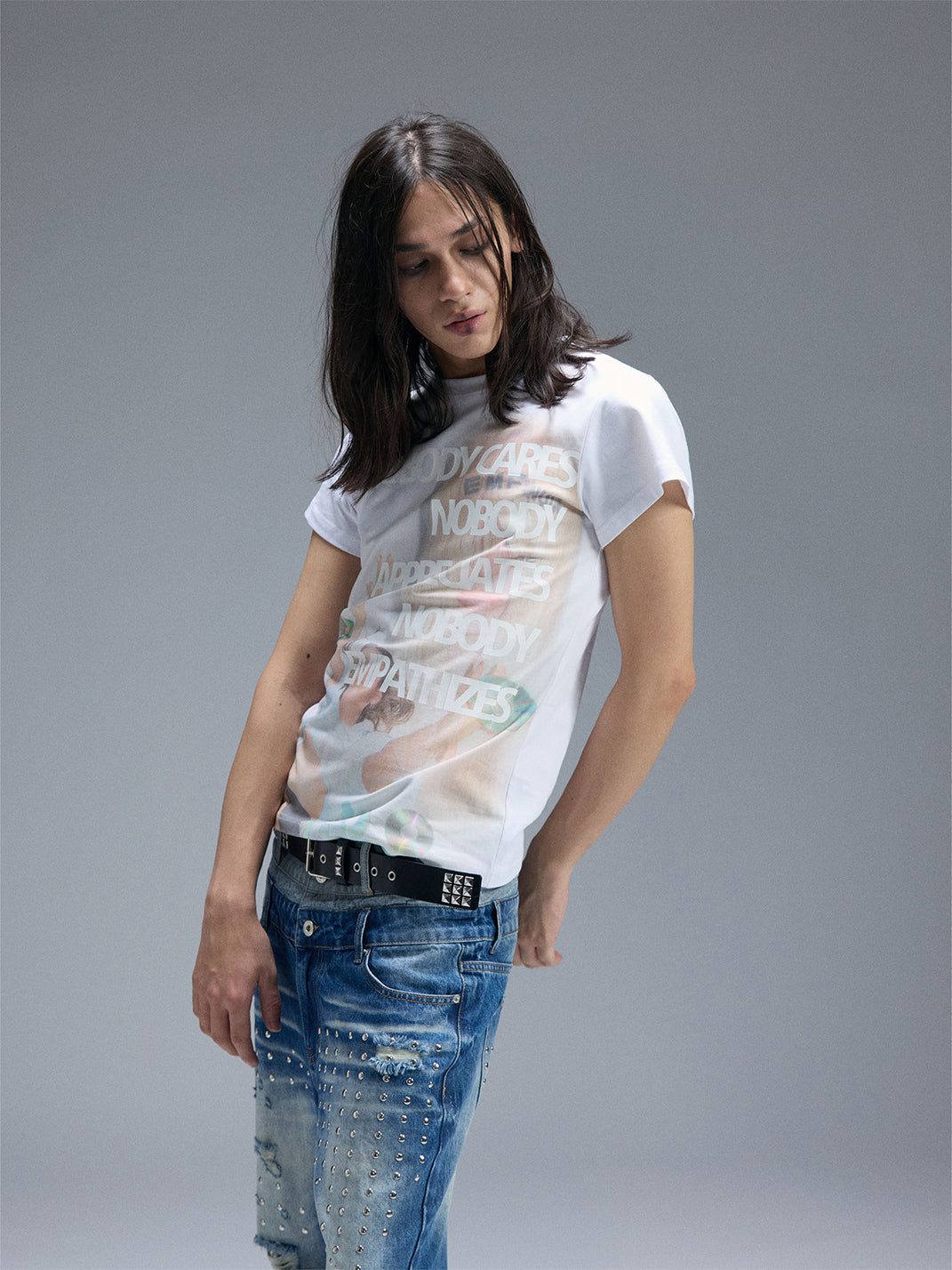 PAIKI CD Artwork Crew Neck T-Shirt - view 3