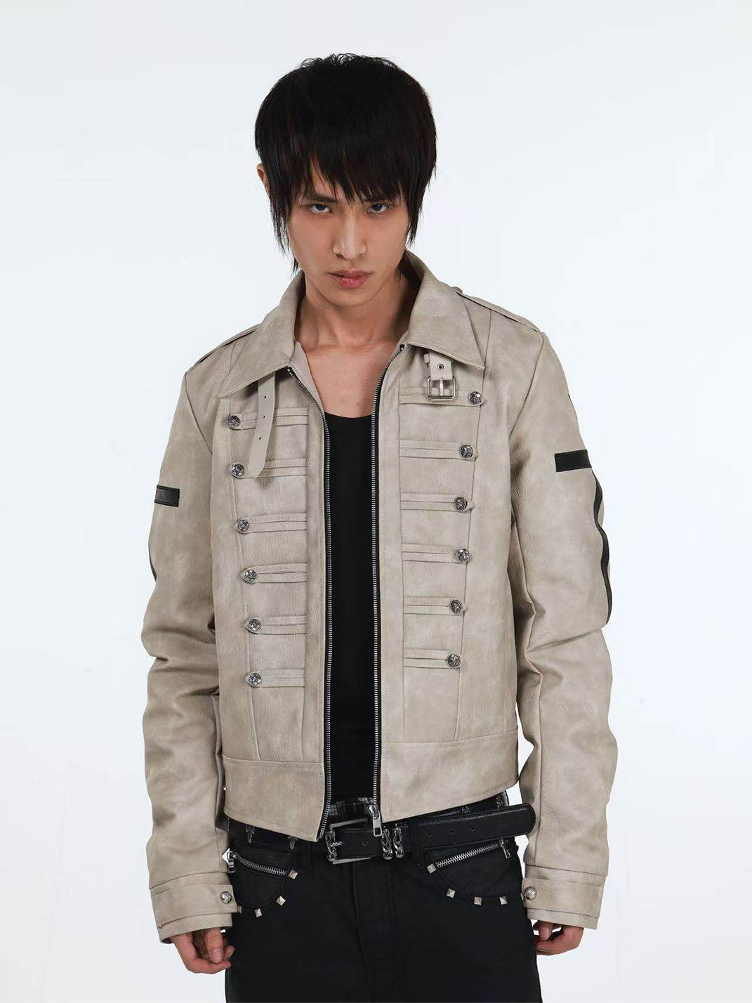DETW Heavyweight Winter Cross-Shaped Button Jacket - view 3