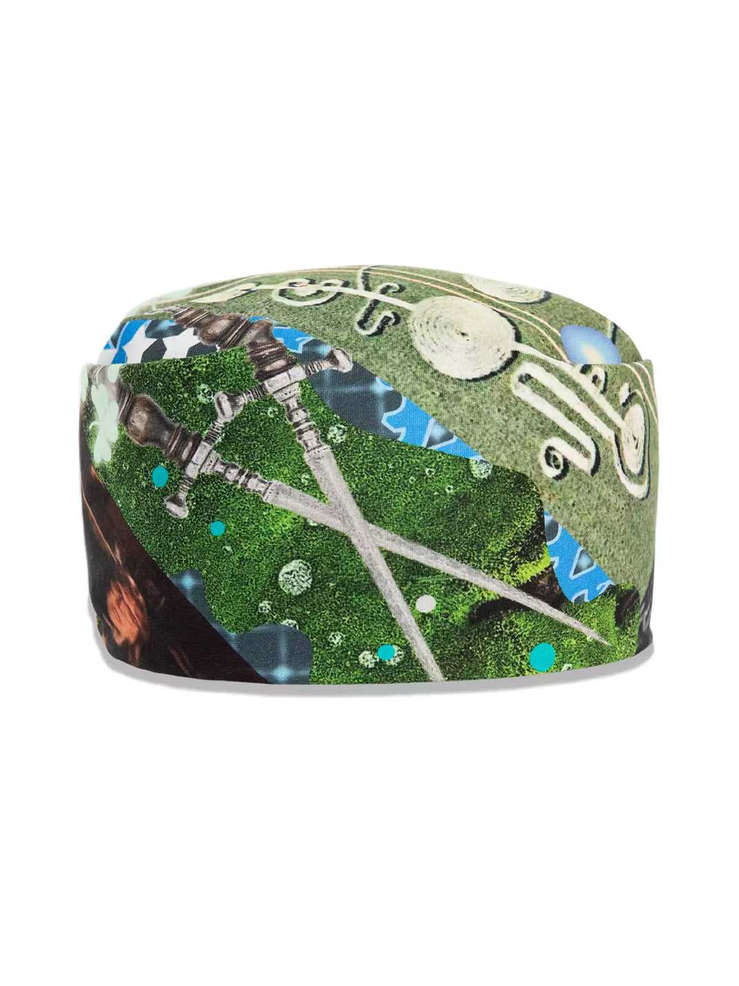 LUCKUP Archive Unisex Graphic Print Cotton Square Bandana - view 3