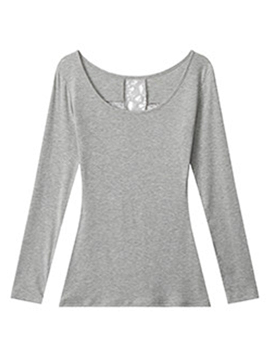 BIGGOLD Lace Cutouts on the Back Long-Sleeve Top - view 4