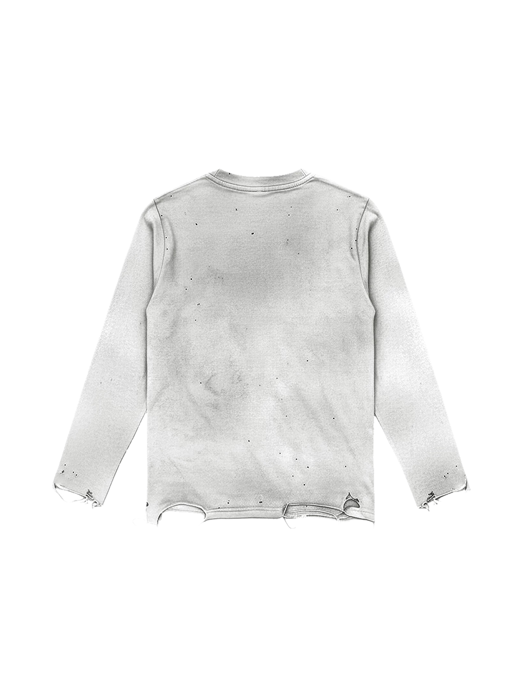 SHIBU Vintage Distressed Gothic Cross Long Sleeve T-Shirt - view 4