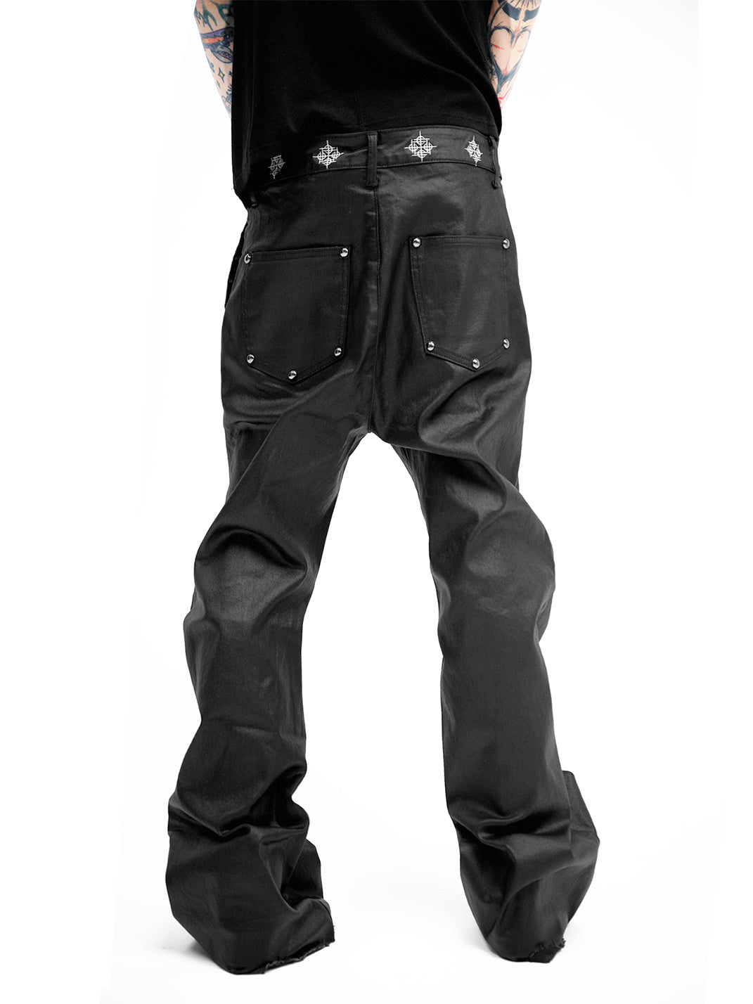 DETW Micro-Flared Wax-Coated 14 Ounces Jeans - view 4