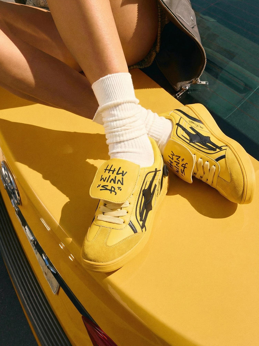 KILLWINNER Vintage Training Sneaker-Yellow - view 4