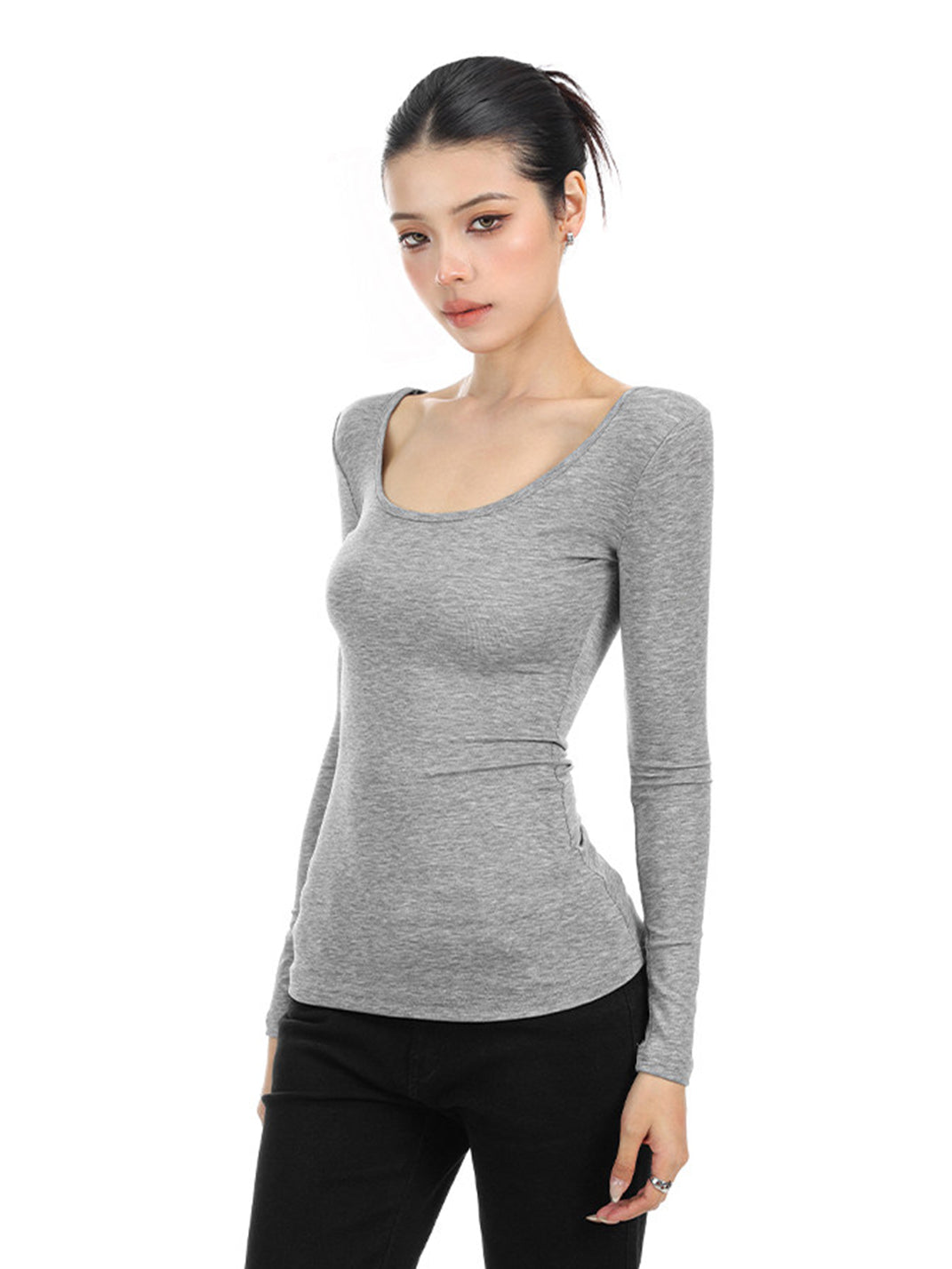 BIGGOLD Graphic Back Lace Cross T-Shirt - view 4