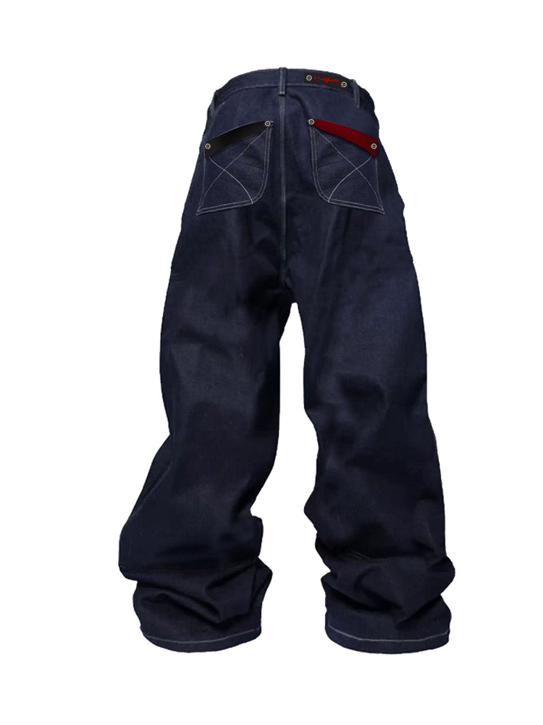 PAIKI Raw Denim Extra-Wide-Leg Jeans - view 4
