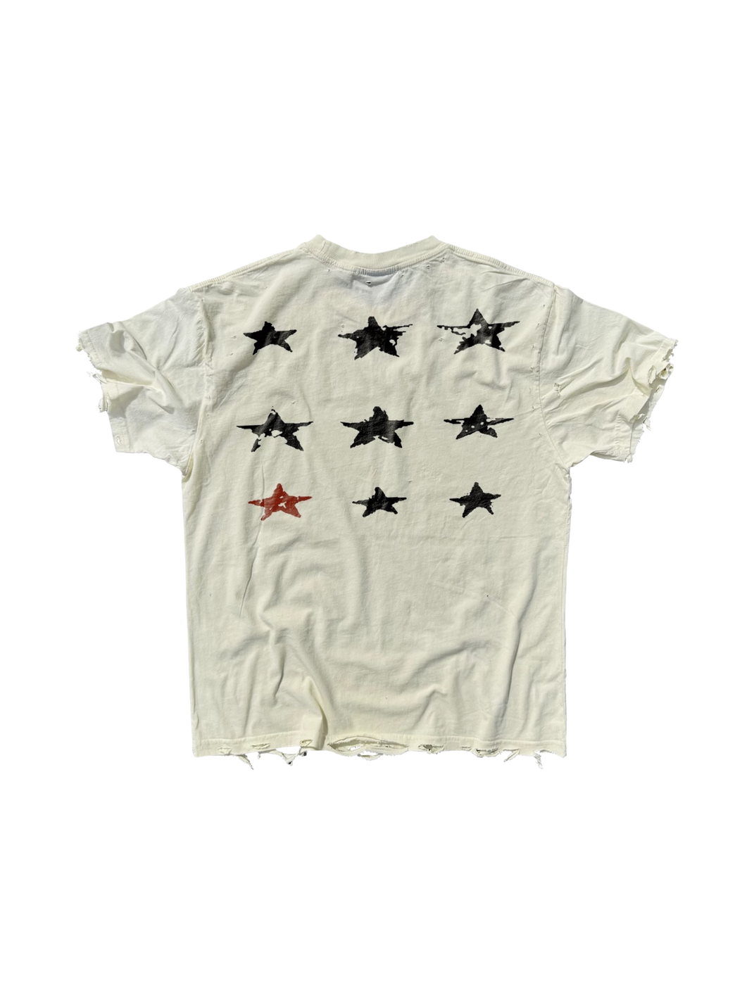 SHIBU Distressed Star Graphic Washed Short-Sleeve T-Shirt - view 4