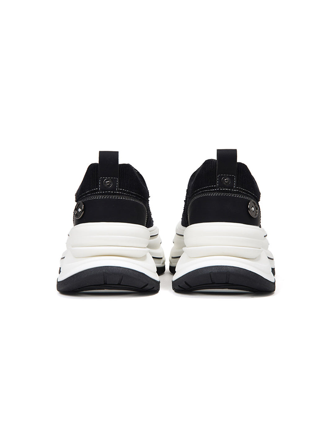 KILLWINNER 7cm Platform Canvas Sneakers-Black - view 5