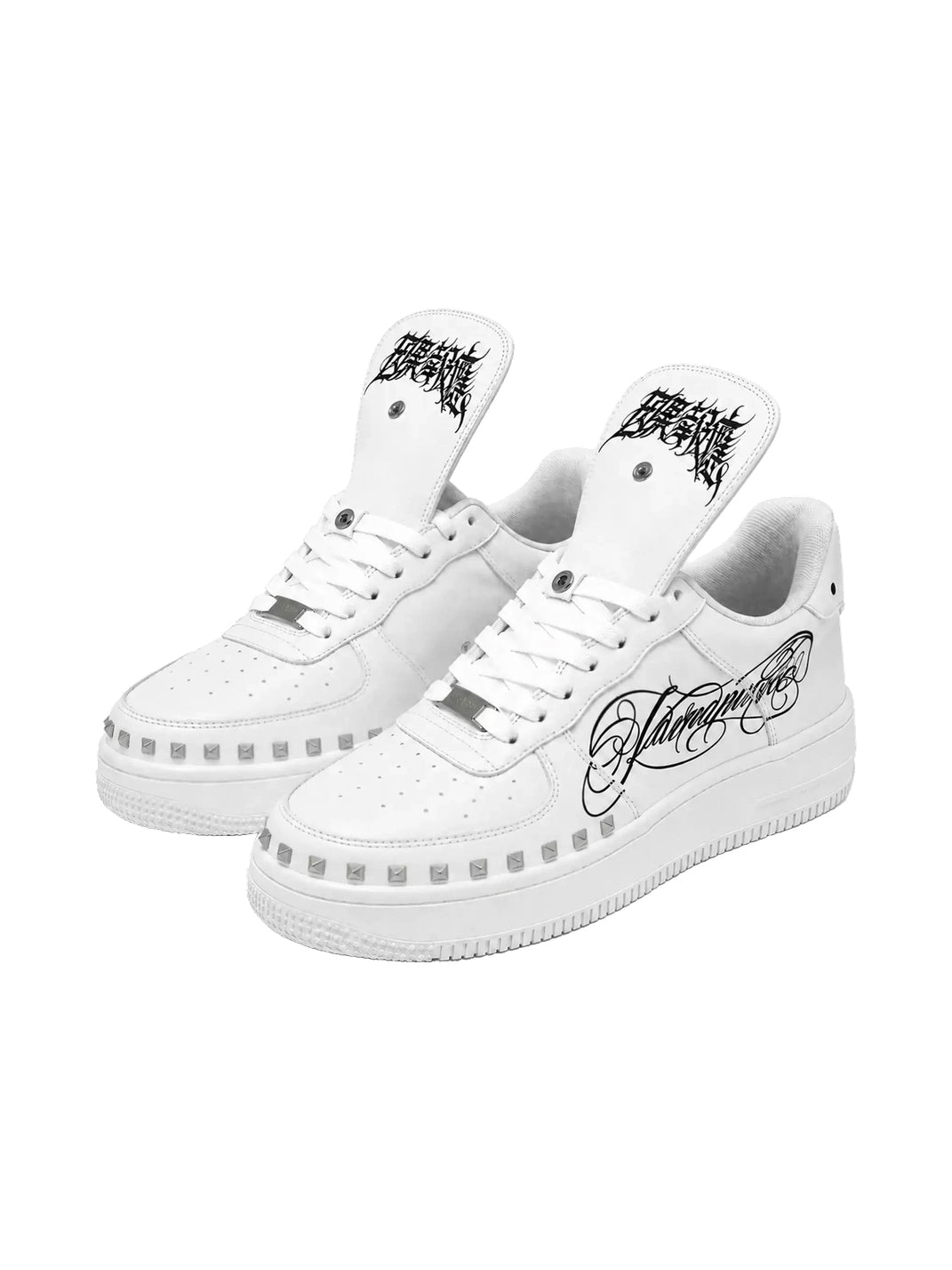 KARMANISTIC Rivet Thick-Soled Low-Top Sneakers - view 5