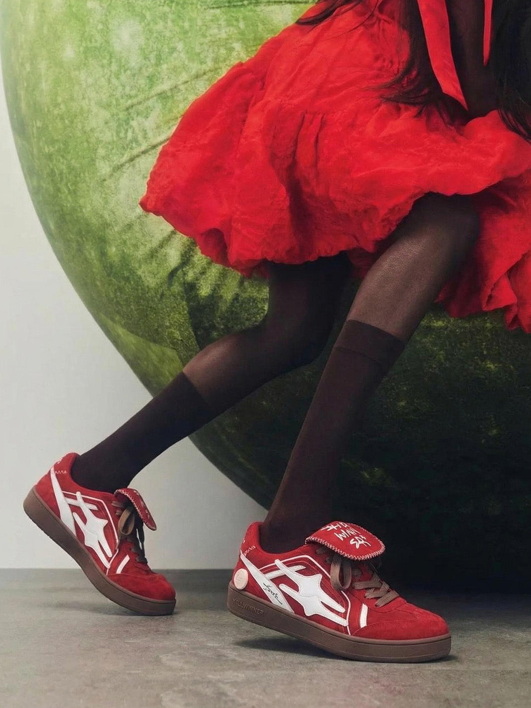 KILLWINNER Retro Training Low-Top Sneaker - Red Velvet - view 5