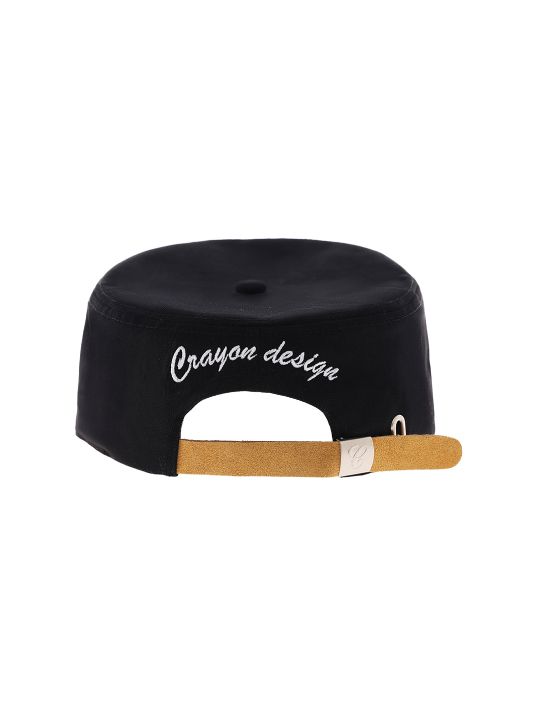 6CRAYON Straight-Brim Embroidered Baseball Cap - Black - view 6