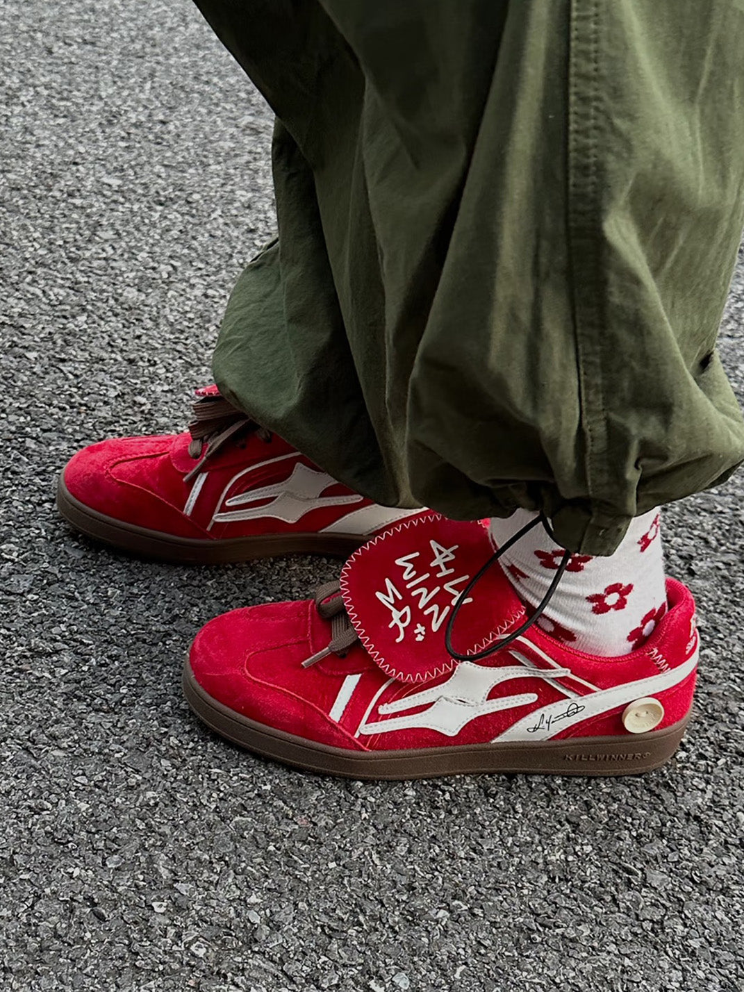 KILLWINNER Retro Training Low-Top Sneaker - Red Velvet - view 6