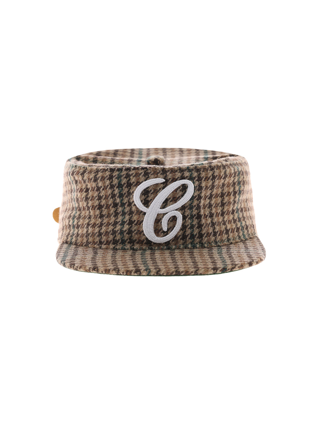 6CRAYON Straight-Brim Embroidered Baseball Cap - Brown - view 6