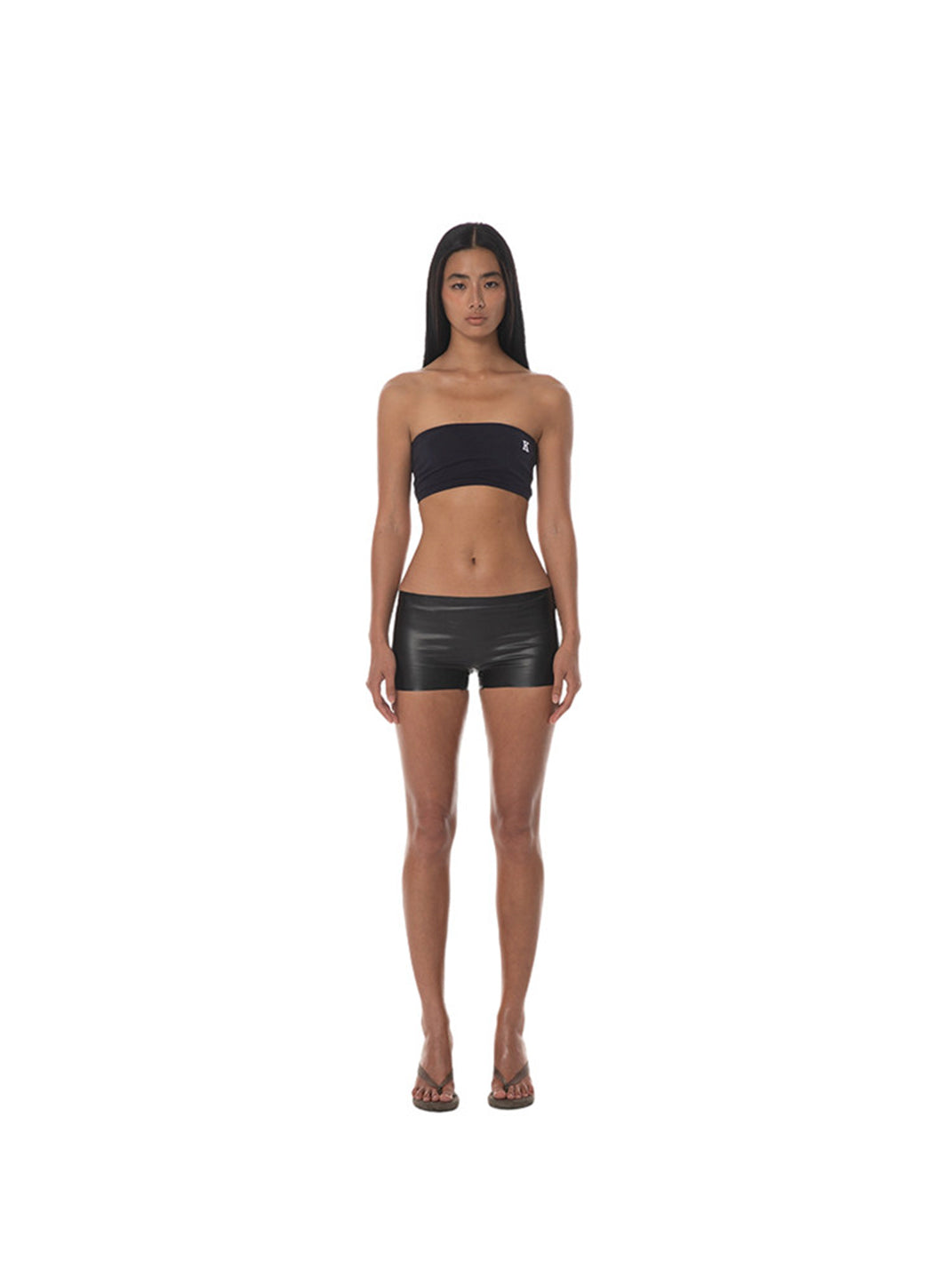 KISSKISSKIKI KIKI Ninja Faux-Leather Shorts - view 6