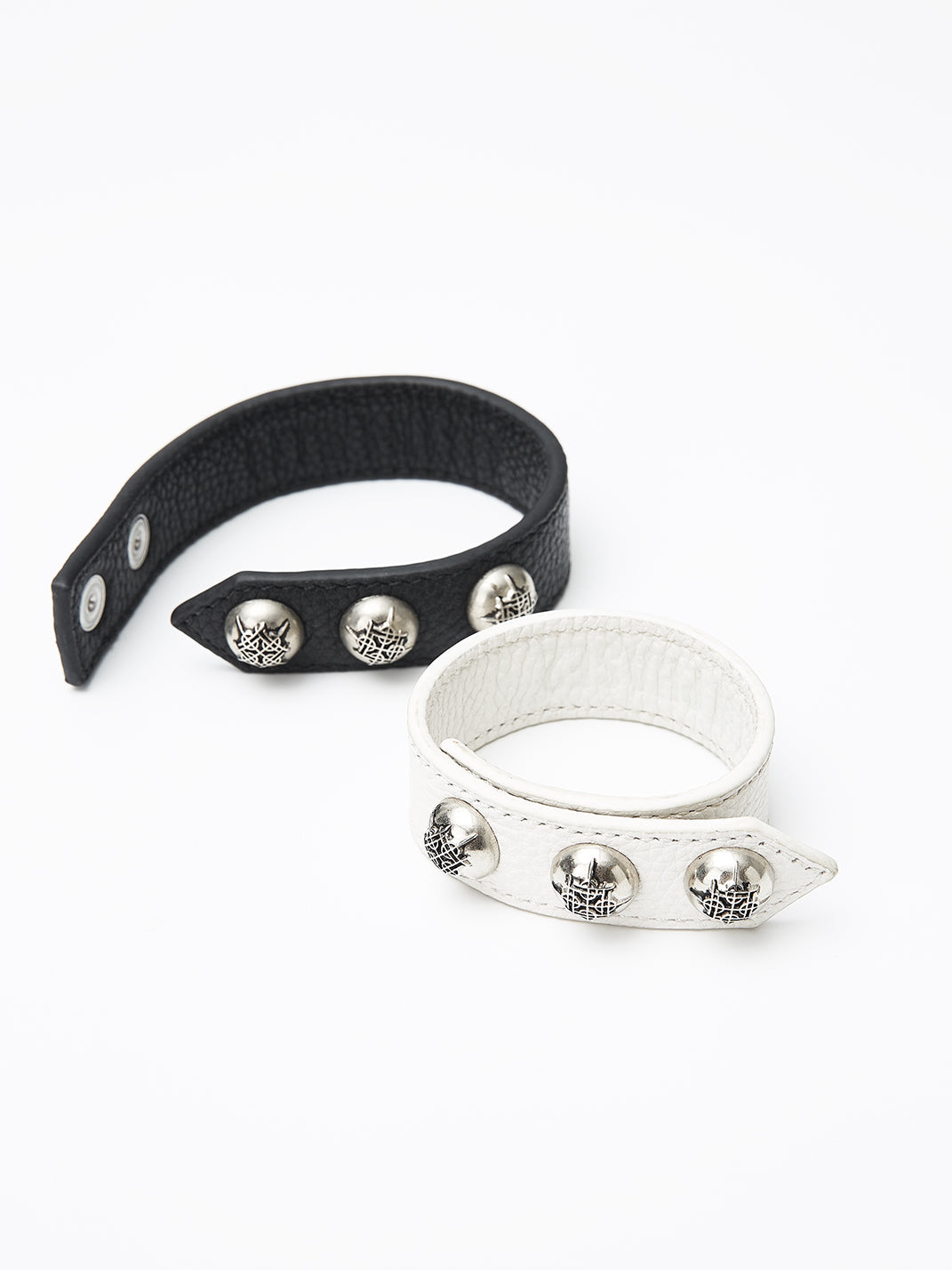 DETW Cowhide Leather and Studded Bracelet - view 6