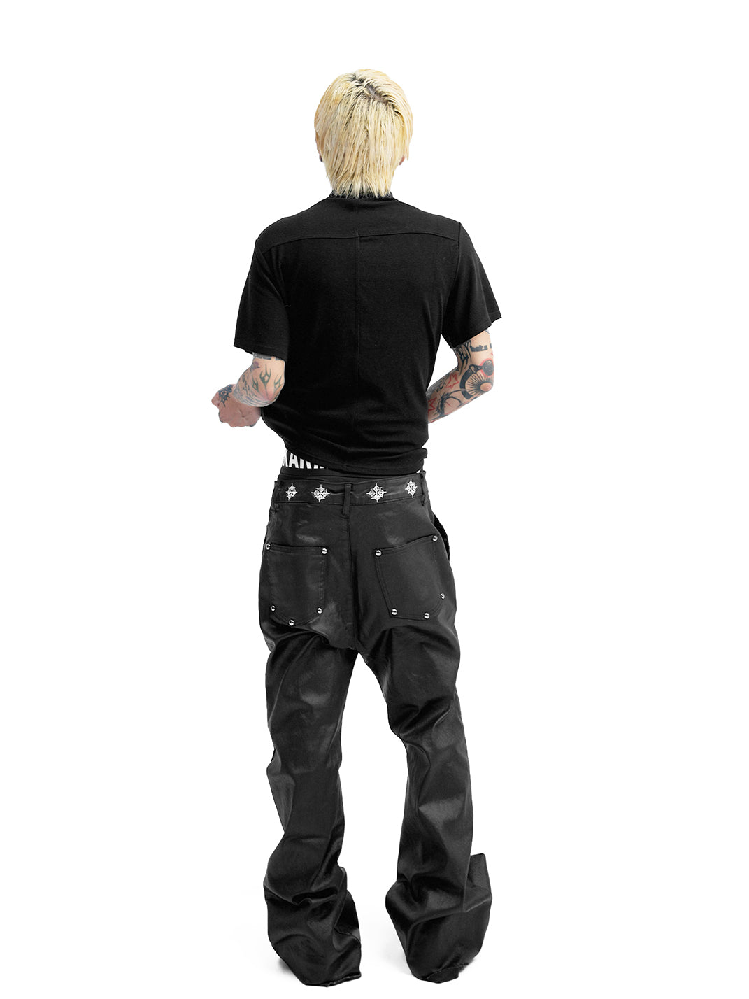 DETW Micro-Flared Wax-Coated 14 Ounces Jeans - view 6
