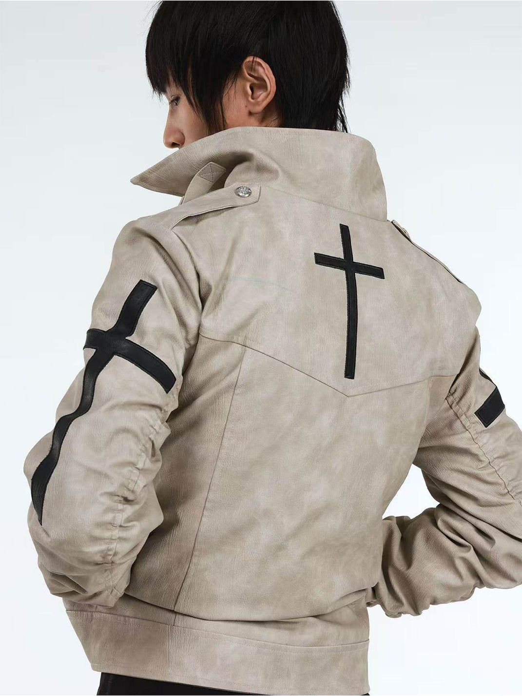 DETW Heavyweight Winter Cross-Shaped Button Jacket - view 6