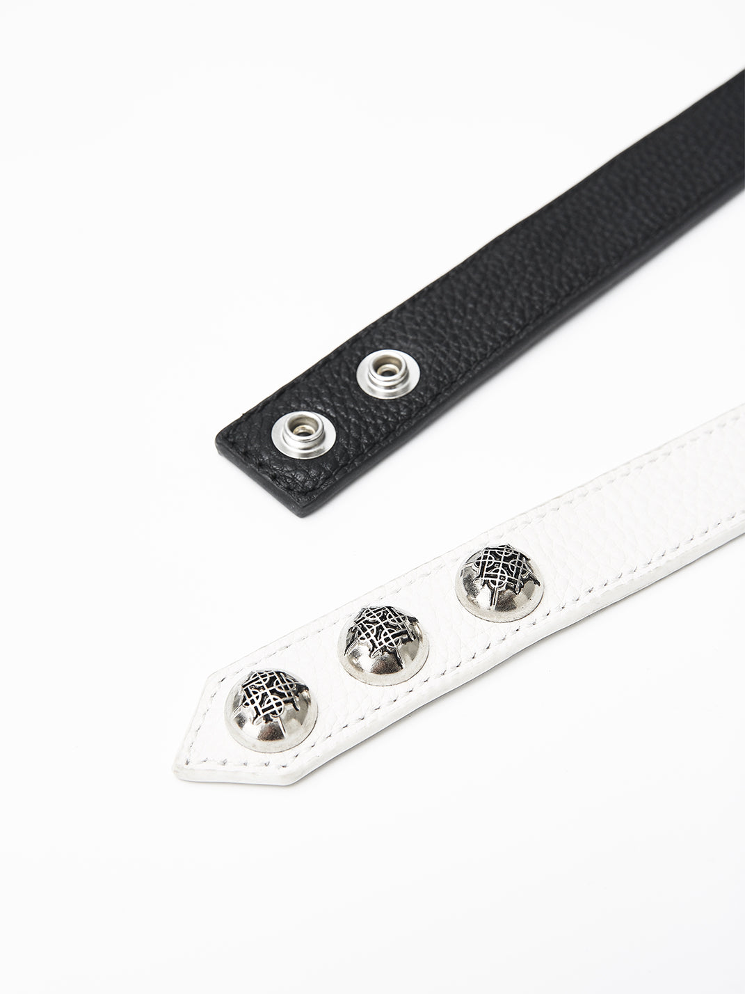 DETW Cowhide Leather and Studded Bracelet - view 7