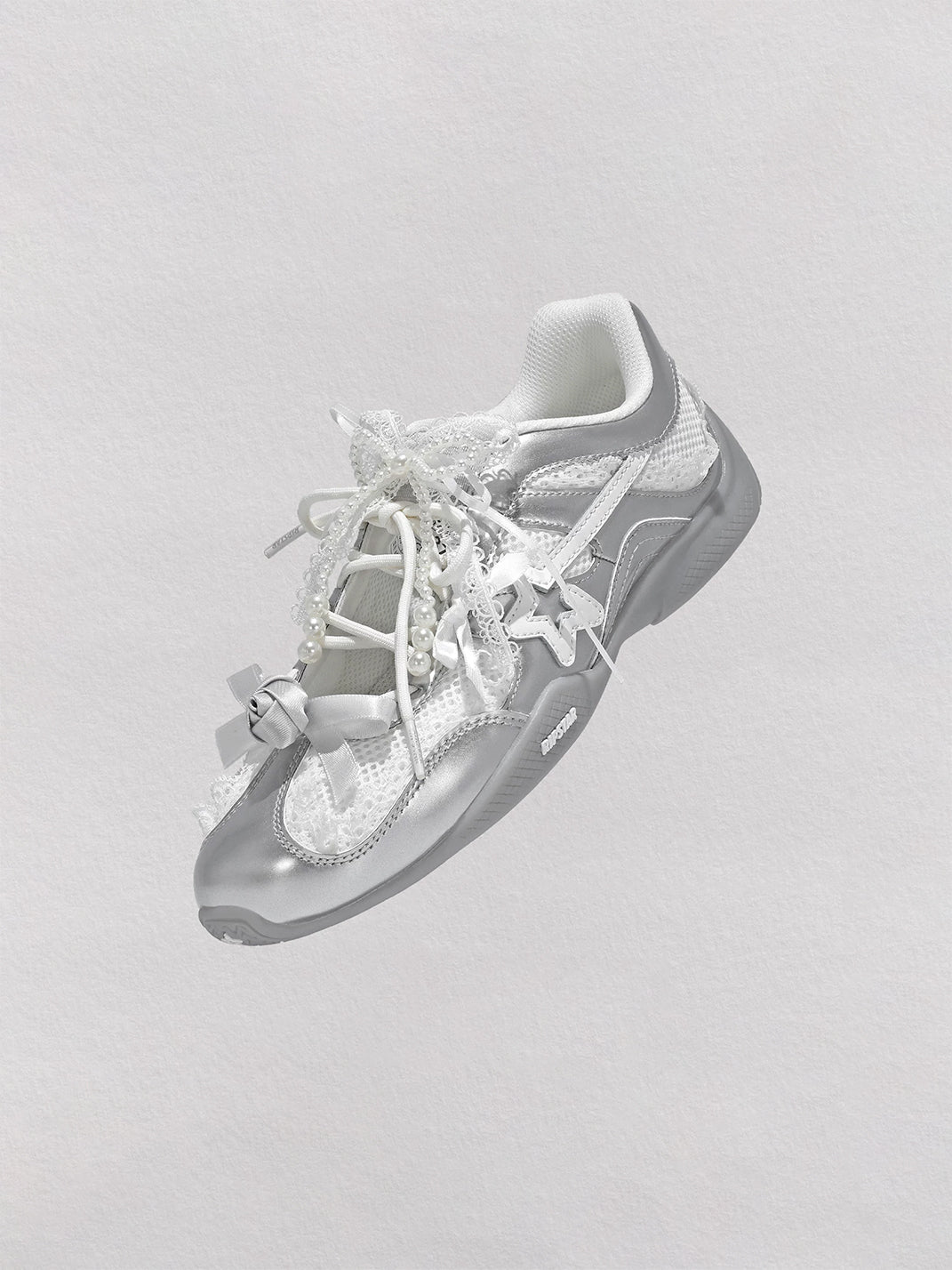 RIPSTAR Galaxy Silver Ballet Mary Jane Sneakers - view 7