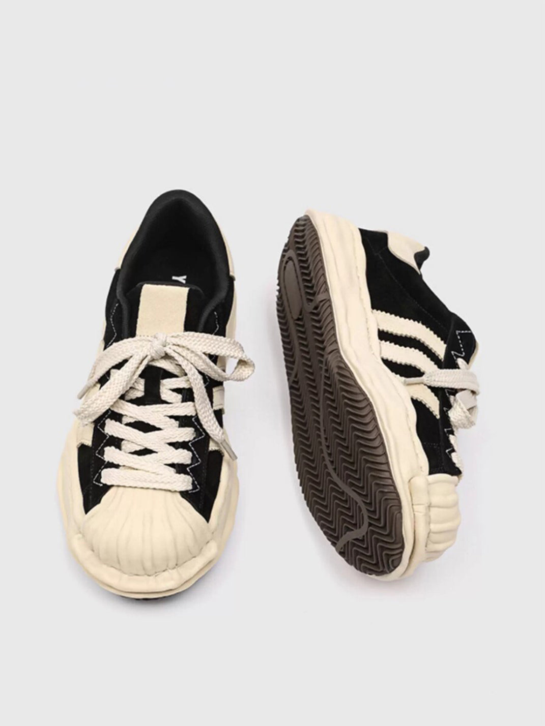 FGMM Three-Stripe Shell-Toe Platform Shoes - view 8
