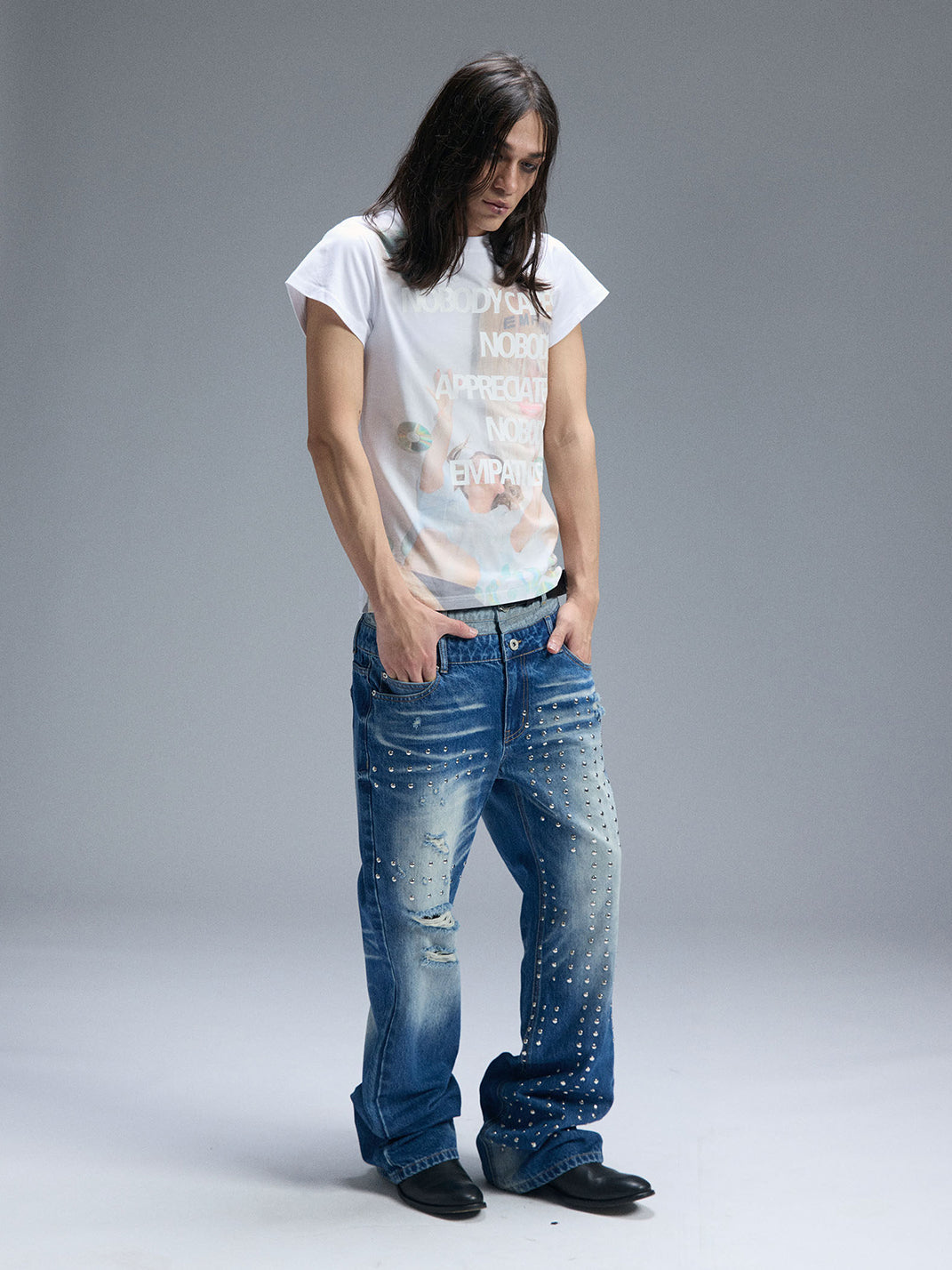 PAIKI CD Artwork Crew Neck T-Shirt - view 8