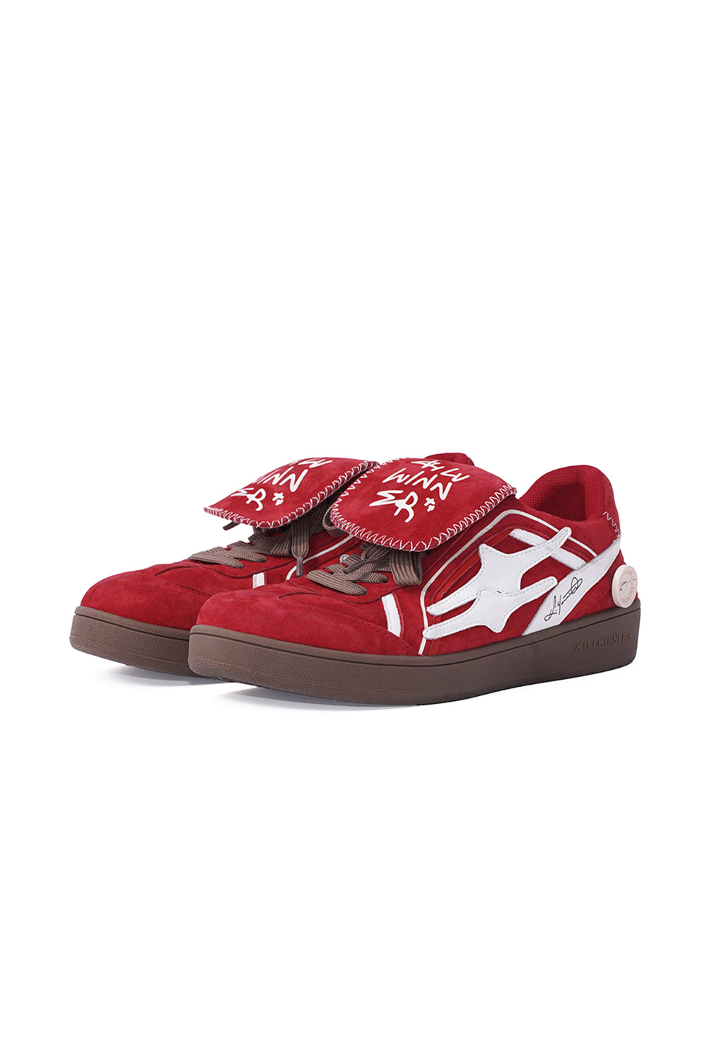 KILLWINNER Retro Training Low-Top Sneaker - Red Velvet - view 8