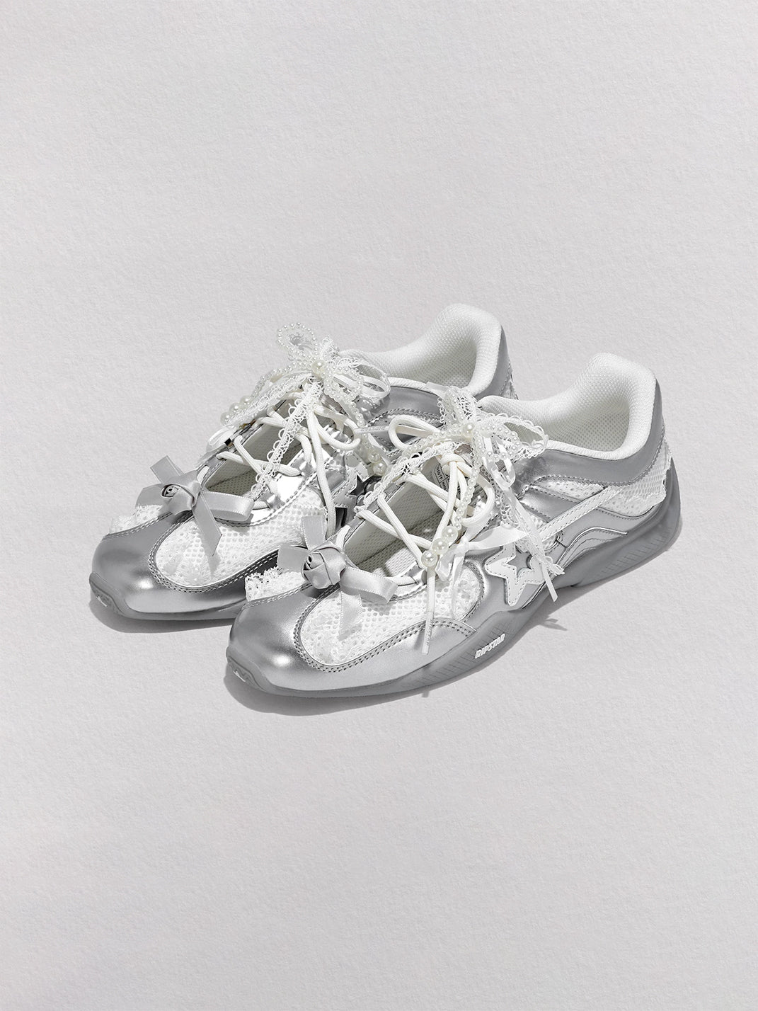 RIPSTAR Galaxy Silver Ballet Mary Jane Sneakers - view 8