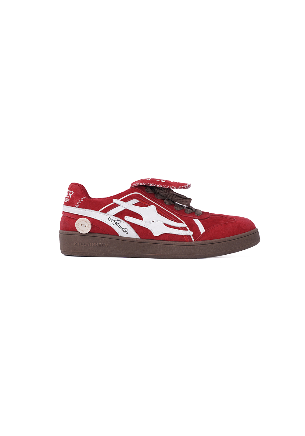 KILLWINNER Retro Training Low-Top Sneaker - Red Velvet - view 9