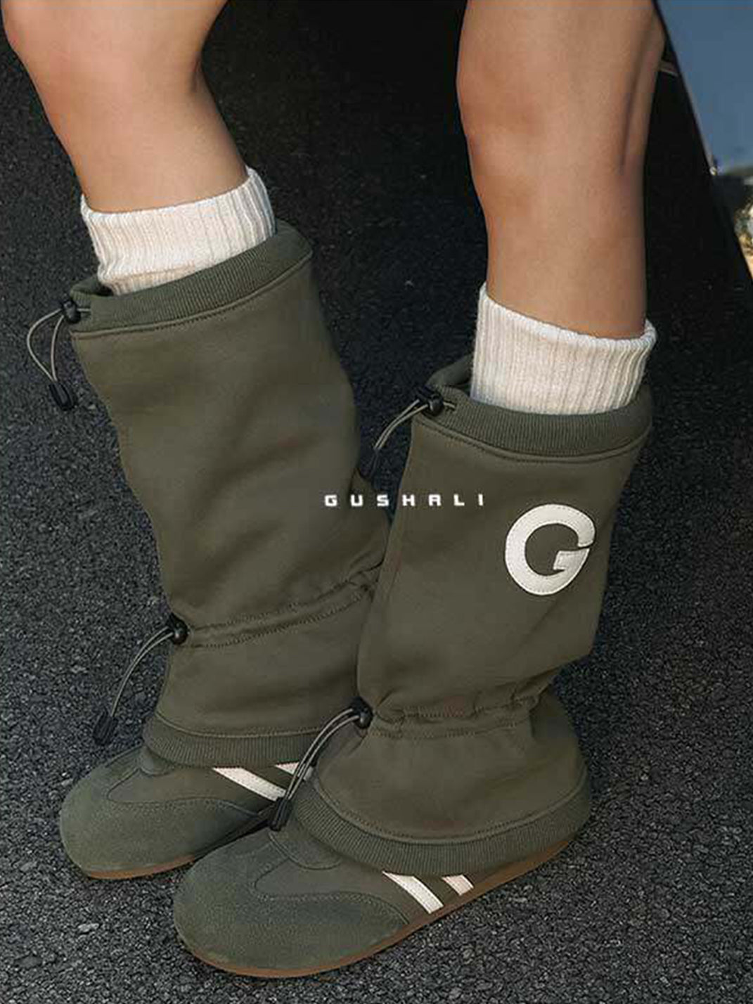 GSL Mid-Calf Western Suede Boots - view 9