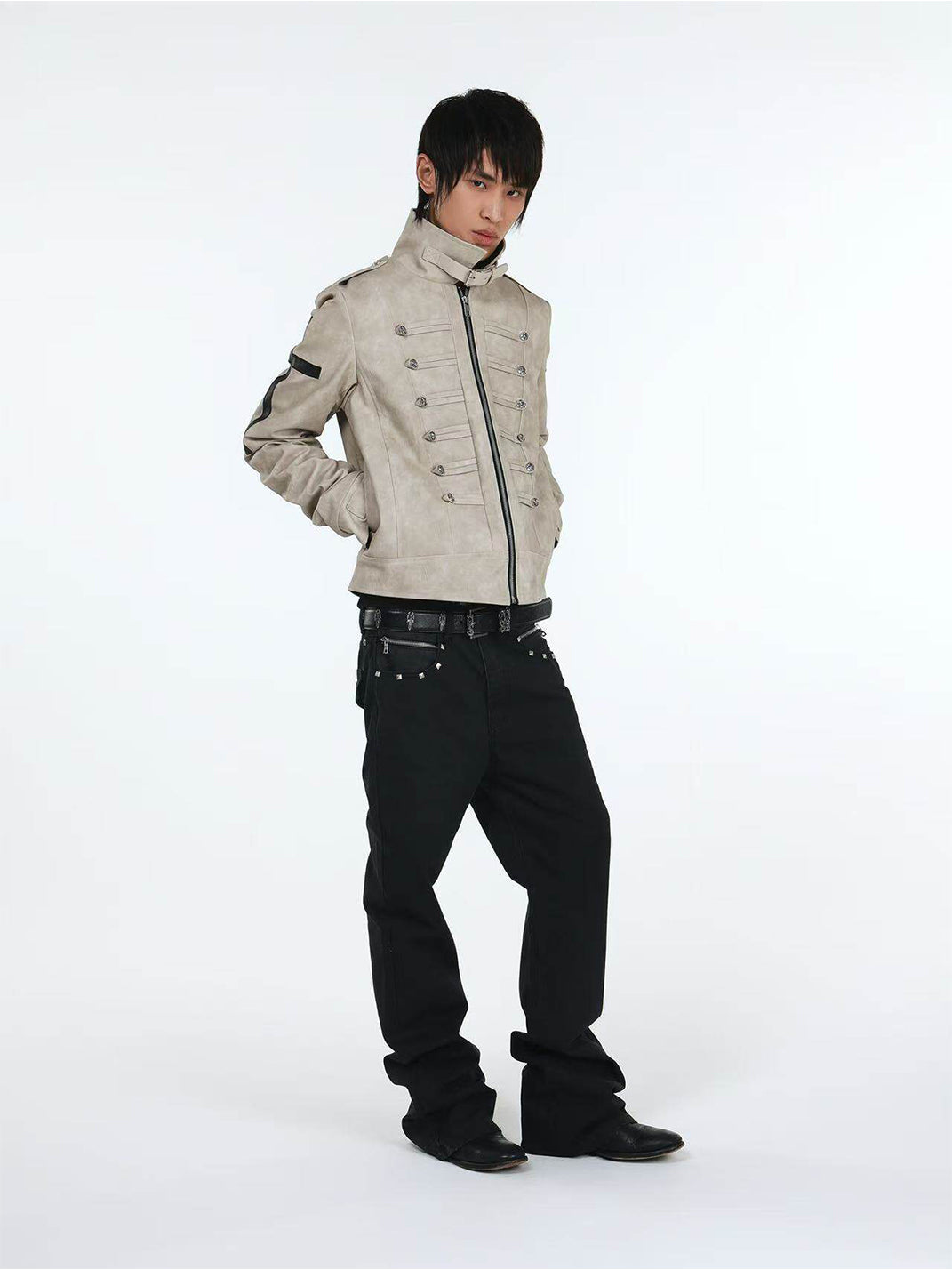 DETW Heavyweight Winter Cross-Shaped Button Jacket - view 9