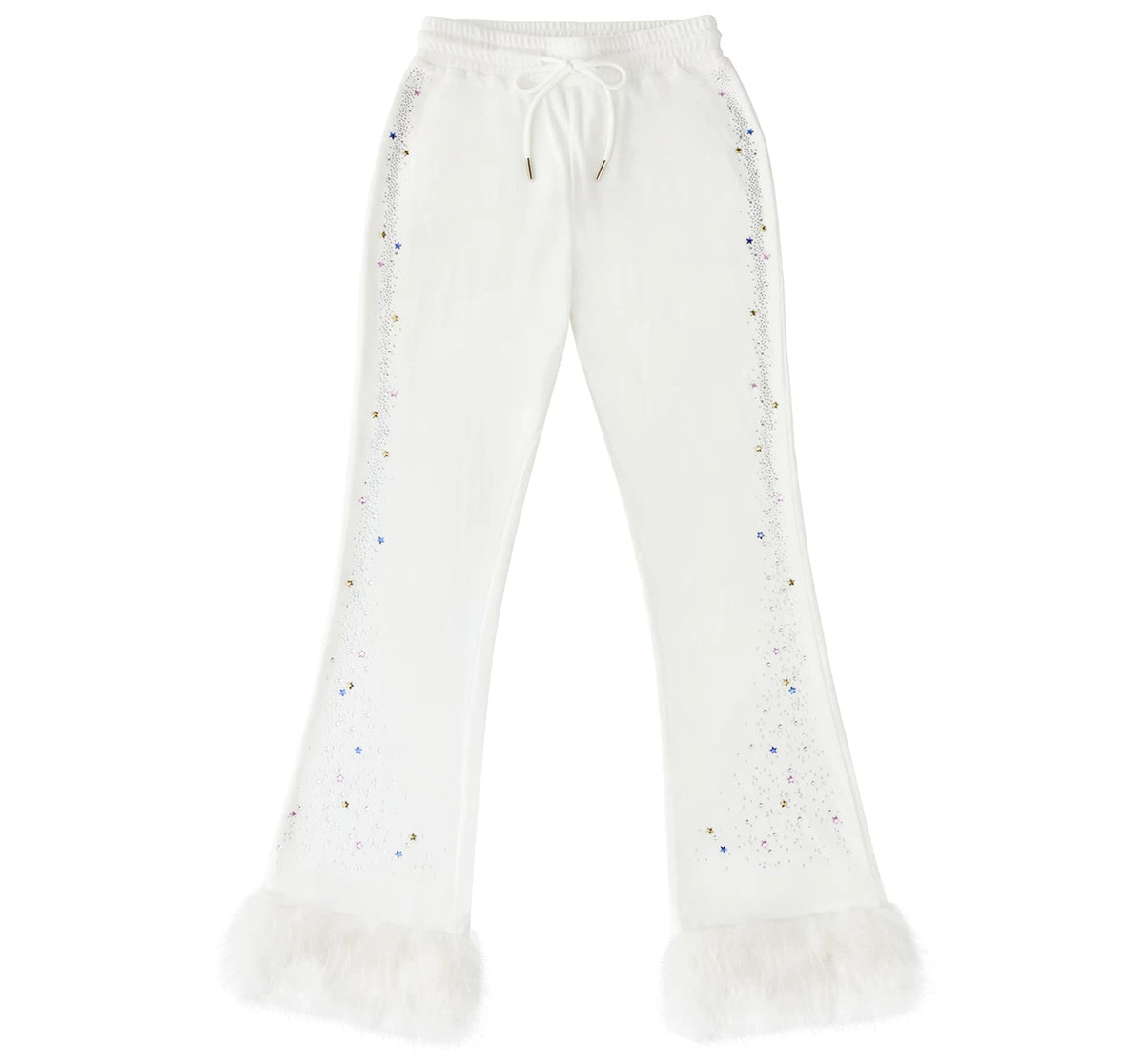 CFIERCE Unicorn Velvet Rhinestone Flare Pants - view 7