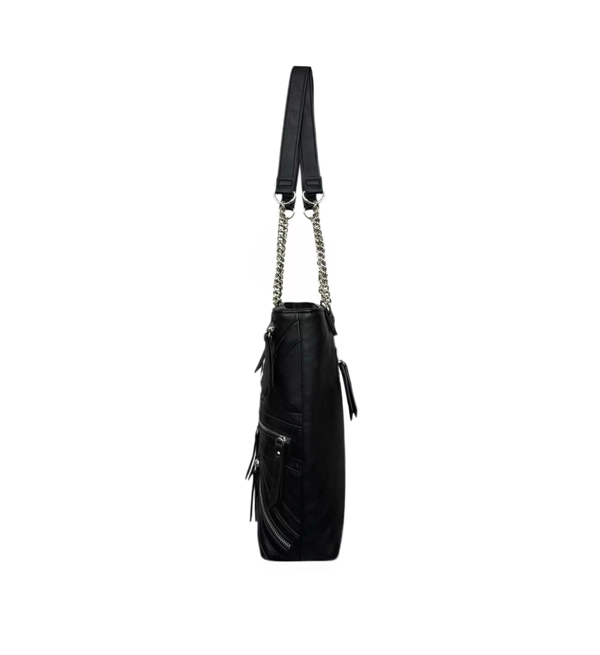 Moire Rave Union Jack Zip Tote Bag - 详情图_07